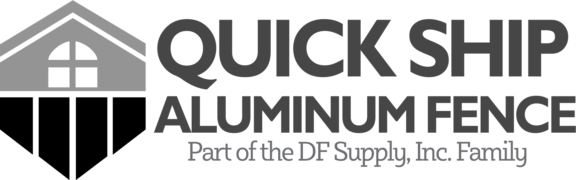 Quick Ship Aluminum Fence Logo
