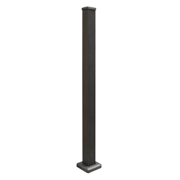 2.5" x 44" Aluminum Post Kit For Sterling Aluminum Residential Railing (Textured Black)
