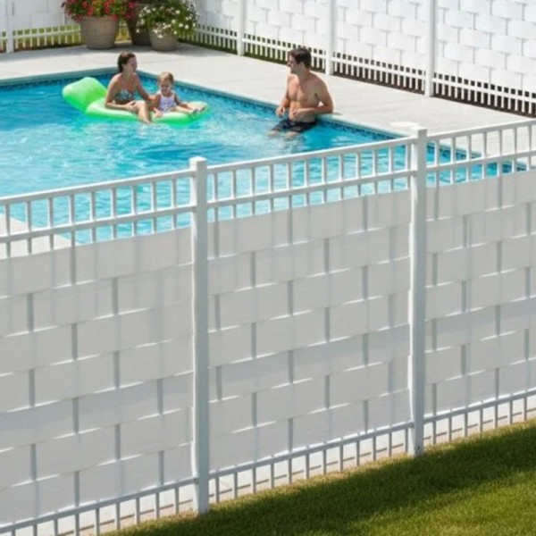 AlumiWeave Privacy Fabric for Aluminum Fencing (6" x 350' Roll)