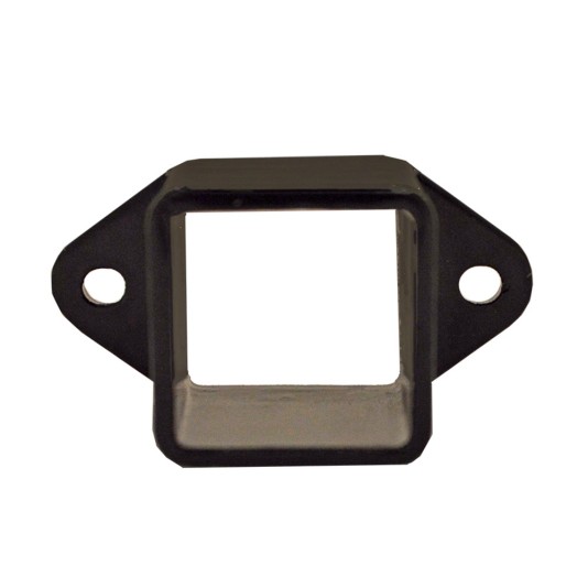 Durables Black Rail End Bracket - ABAL-REB