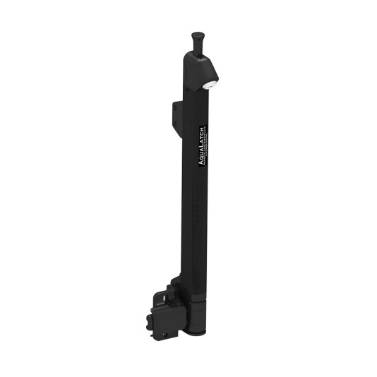 Nationwide AquaLatch 20" Magnetic Safety Gate Latch with Alarm for Pool Gates (Black)