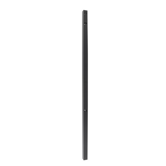 94" Standard Black Line Post (2.062" Wall) for Rail Top and 72" Bottom Rail