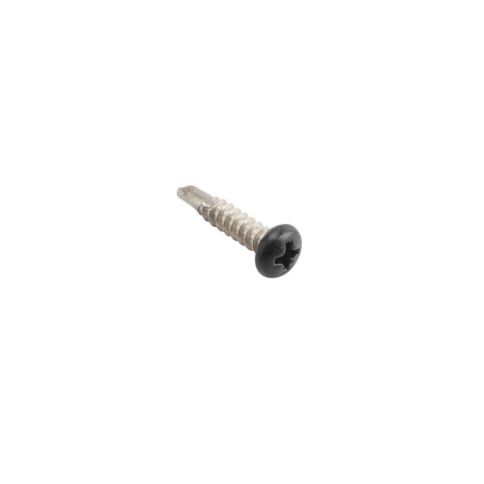 Elite #8 x 3/4" Stainless Steel Self Drill Screw For Aluminum Fence (Black) (Default)