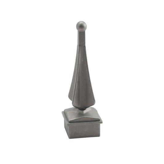 Aluminum Quad Finial 1" Sandblasted (Default)