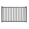 Durables 4' High Canfield Picket Fence (Black)