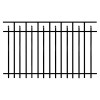 Durables 4' High Canton Picket Fence (Black)