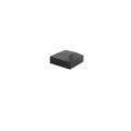 2" Sq. Flat Vinyl Post Cap For Aluminum Fence Posts (Black)