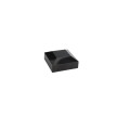 2" Sq. Flat Vinyl Post Cap For Aluminum Fence Posts (Black)