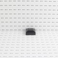 2" Sq. Flat Vinyl Post Cap For Aluminum Fence Posts (Black)