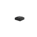 2" Sq. Flat Vinyl Post Cap For Aluminum Fence Posts (Black)