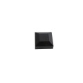 2" Sq. Flat Vinyl Post Cap For Aluminum Fence Posts (Black)