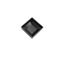 2" Sq. Flat Vinyl Post Cap For Aluminum Fence Posts (Black)