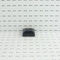 2" Sq. Flat Vinyl Post Cap For Aluminum Fence Posts (Black)