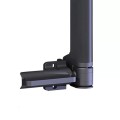 Nationwide AquaLatch 10" Magnetic Safety Gate Latch and Handle with Alarm for Pool Gates (Black)