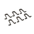 Hudson Ready-Tite?? Hidden Fastener Rail Clip For Aluminum Residential Fence Section (Black) - Pack of 6 Clips