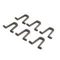 Hudson Ready-Tite?? Hidden Fastener Rail Clip For Aluminum Residential Fence Section (Black) - Pack of 6 Clips