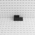 1 3/4" Sq. Stationary Wall Mount Rail End Bracket for Aluminum Fence Rail (Black)