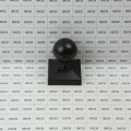 2 1/2" x 2 1/2" Aluminum Ball Post Cap For Square Aluminum Fence Post (Black)