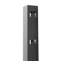 94" Standard Black Line Post (2.062" Wall) for Rail Top and 72" Bottom Rail