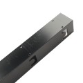 94" Standard Black Line Post (2.062" Wall) for Rail Top and 72" Bottom Rail