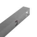 94" Standard Black Line Post (2.062" Wall) for Rail Top and 72" Bottom Rail