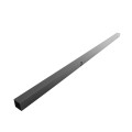 94" Standard Black Line Post (2.062" Wall) for Rail Top and 72" Bottom Rail