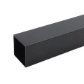 94" Standard Black Line Post (2.062" Wall) for Rail Top and 72" Bottom Rail