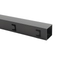 94" Standard Black Line Post (2.062" Wall) for Rail Top and 72" Bottom Rail