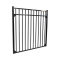 Hudson Flat Top and Flat Bottom 3-Rail Residential 60" Wide x 54" High Aluminum Pool Fence Single Swing Gate (Black) - D1R54B-60SG (Gates)