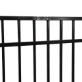 Hudson Flat Top and Flat Bottom 3-Rail Residential 60" Wide x 54" High Aluminum Pool Fence Single Swing Gate (Black) - D1R54B-60SG (Gates)
