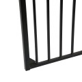 Hudson Flat Top and Flat Bottom 3-Rail Residential 60" Wide x 54" High Aluminum Pool Fence Single Swing Gate (Black) - D1R54B-60SG (Gates)
