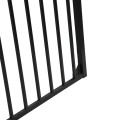 Hudson Flat Top and Flat Bottom 3-Rail Residential 60" Wide x 54" High Aluminum Pool Fence Single Swing Gate (Black) - D1R54B-60SG (Gates)