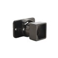Elite Black Residential Swivel Rail End for Aluminum Fence