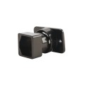 Elite Black Residential Swivel Rail End for Aluminum Fence