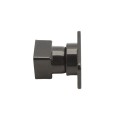 Elite Black Residential Swivel Rail End for Aluminum Fence