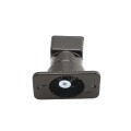 Elite Black Residential Swivel Rail End for Aluminum Fence