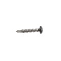 Elite #8 x 1" Stainless Steel Self Drill Screws For Aluminum Fence (Black)