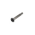 Elite #8 x 1" Stainless Steel Self Drill Screws For Aluminum Fence (Black)
