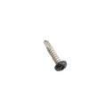 Elite #8 x 3/4" Stainless Steel Self Drill Screw For Aluminum Fence (Black) (Default)