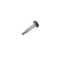 Elite #8 x 3/4" Stainless Steel Self Drill Screw For Aluminum Fence (Black) (Default)
