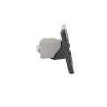 Durables 2" Sq. Floor Flange for Aluminum Fence Posts (Black) (Default)