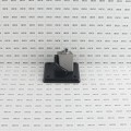 Durables 2" Sq. Floor Flange for Aluminum Fence Posts (Black) (Default)