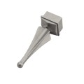 Aluminum Quad Finial 1" Sandblasted (Default)