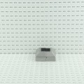 2" Sq. Two Piece Floor Flange Cover Plate For Aluminum Fence Posts (Unpainted Milled Metal)