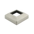 3" Sq. Floor Flange Cover Plate For Aluminum Fence Posts (Unpainted Milled Metal)