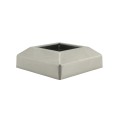 3" Sq. Floor Flange Cover Plate For Aluminum Fence Posts (Unpainted Milled Metal)