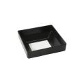 3" Sq. Floor Flange Cover Plate For Aluminum Fence Posts (Black)