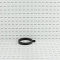 Single Ring Decorative Ornamental Aluminum Fence Circle Screw On- Black (Fits 5/8" Pickets) (Default)