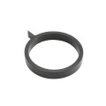 Single Ring Decorative Ornamental Aluminum Fence Circle Screw On- Black (Fits 5/8" Pickets) (Default)