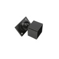 1 3/4" Sq. Adjustable Swivel Ball Rail Bracket for Aluminum Fence Posts (Black)